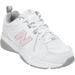 Women's The WX608 Sneaker by New Balance in White Pink (Size 10 1/2 B)