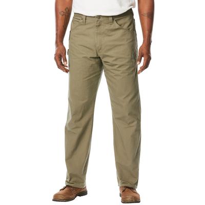 Men's Big & Tall Riggs Workwear Denim Ripstop Carpenter Jeans by Wrangler in Bark (Size 42 36)