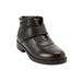 Wide Width Men's Propét® Tyler Diabetic Shoe by Propet in Black (Size 11 1/2 W)