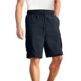 Men's Big & Tall 8" Cargo Swim Trunks by KS Island in Black (Size 6XL)