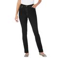 Plus Size Women's Stretch Slim Jean by Woman Within in Black Denim (Size 22 T)