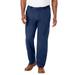 Men's Big & Tall Boulder Creek® Renegade Side-Elastic Waist Cargo Pants by Boulder Creek in Navy (Size 42 40)