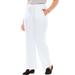 Plus Size Women's 7-Day Knit Wide-Leg Pant by Woman Within in White (Size 1X)