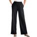 Plus Size Women's 7-Day Knit Wide-Leg Pant by Woman Within in Black (Size 1X)