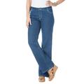 Plus Size Women's True Fit Stretch Denim Bootcut Jean by Jessica London in Medium Stonewash (Size 30) Jeans