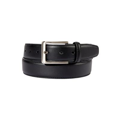 Men's Big & Tall Premium Dress Belt by KingSize in Black (Size 60/62)