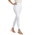 Plus Size Women's Stretch Cotton Legging by Woman Within in White (Size 1X)