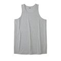 Men's Big & Tall Shrink-Less™ Lightweight Tank by KingSize in Heather Grey (Size 3XL) Shirt