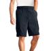 Men's Big & Tall 8" Cargo Swim Trunks by KS Island in Black (Size 2XL)