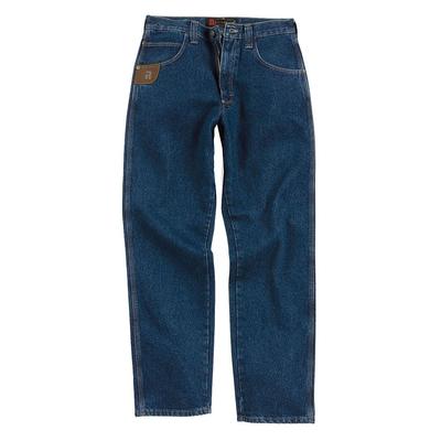 Men's Big & Tall Riggs Workwear 5-Pocket Classic Jeans by Wrangler in Antique Indigo (Size 48 32)
