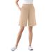 Plus Size Women's 7-Day Knit Short by Woman Within in New Khaki (Size 2X)