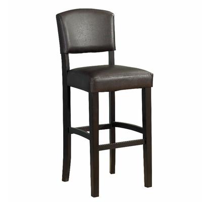 Monaco Stool by Linon Home Décor in Espresso