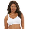 Plus Size Women's 18 Hour Ultimate Lift & Support Wireless Bra 4745 by Playtex in White (Size 40 G)