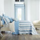 Florence Oversized Bedspread by BrylaneHome in Blue Stripe (Size FULL)