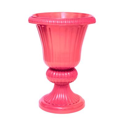 Embry Resin Planter Urn by BrylaneHome in Pink