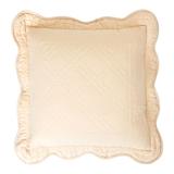 Florence 16" Square Pillow by BrylaneHome in Oatmeal