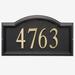 Design-it 4 Arch Plaque by Whitehall Products in Black