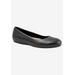 Women's Sonoma Ballerina Flat by SoftWalk in Black (Size 7 1/2 M)