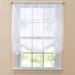 Wide Width BH Studio Sheer Voile Tie-Up Shade by BH Studio in White (Size 32" W 44" L) Window Curtain