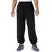 Men's Big & Tall Lightweight Elastic Cuff Sweatpants by KingSize in Black (Size 4XL)