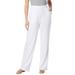 Plus Size Women's 7-Day Knit Wide-Leg Pant by Woman Within in White (Size 1X)