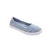 Extra Wide Width Women's The Jazlyn Slip-On Sneaker by Comfortview in Denim (Size 11 WW)