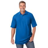 Men's Big & Tall Lightweight Jersey Polo by KingSize in Royal Blue (Size 2XL)