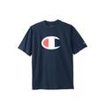 Men's Big & Tall Large Logo Tee by Champion® in Navy (Size 3XL)