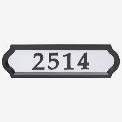 Nite Bright Richfield Home Address Sign by Whitehall Products in Black