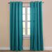 Wide Width BH Studio Room-Darkening Grommet Panel by BH Studio in Teal (Size 54" W 84" L) Window Curtain