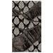 Jewel 5' x 8' Area Rug by Linon Home Décor in Brown Black