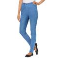 Plus Size Women's Fineline Denim Jegging by Woman Within in Light Stonewash (Size 22 W)