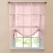 Wide Width BH Studio Sheer Voile Tie-Up Shade by BH Studio in Pale Rose (Size 32" W 63" L) Window Curtain