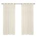 Wide Width Escape Grommet Top Panel by Commonwealth Home Fashions in Ivory (Size 54" W 108"L)