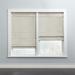 Wide Width Cordless Large Fold Woven Blackout Roman Shade by BrylaneHome in Ivory (Size 23" W 64" L) Window Shade