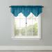 Wide Width BH Studio Sheer Voile Scarf Valance by BH Studio in Dark Turquoise (Size 40" W 288"L) Window Curtain