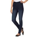 Plus Size Women's Fineline Denim Jegging by Woman Within in Indigo Sanded (Size 22 W)