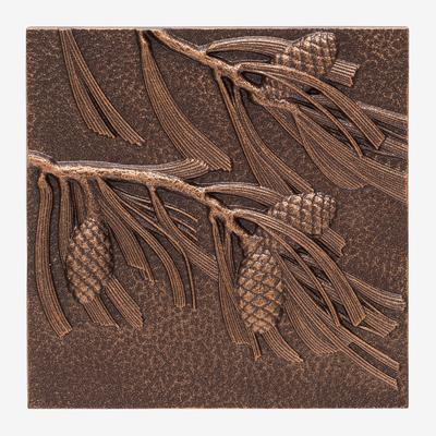 Pinecone Wall Décor by Whitehall Products in Antique Copper