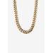 Men's Big & Tall Curb-Link Necklace by PalmBeach Jewelry in Yellow Gold