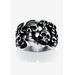Men's Big & Tall Skull Ring by PalmBeach Jewelry in Stainless Steel (Size 14)