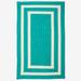 Double Border Rug by Colonial Mills in Aqua (Size 2'W X 3'L)
