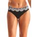 Plus Size Women's Hipster Swim Brief by Swimsuits For All in Black White Lace Print (Size 14)