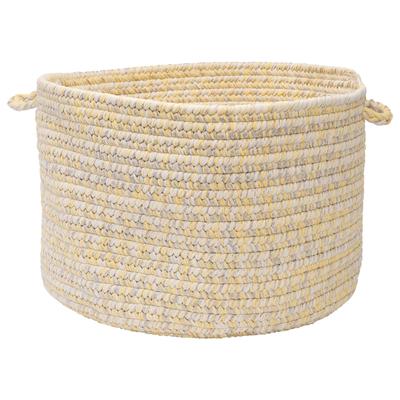 Shine Sunset Yellow Multi Basket by Colonial Mills in Yellow (Size 12X12X7)