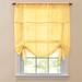 Wide Width BH Studio Sheer Voile Tie-Up Shade by BH Studio in Daffodil (Size 36" W 63" L) Window Curtain