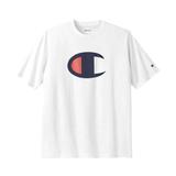 Men's Big & Tall Large Logo Tee by Champion® in White (Size XLT)