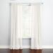 Wide Width BH Studio Sheer Voile Tab-Top Panel by BH Studio in Eggshell (Size 60" W 95" L) Window Curtain