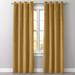 Wide Width BH Studio Velvet Grommet Panel by BH Studio in Gold (Size 50" W 95" L) Window Curtain