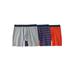 Men's Big & Tall Hanes® X-Temp® FreshIQ® Novelty Boxer Brief 3-Pack by Hanes in Navy Stripe Assorted (Size 8XL)