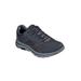 Wide Width Men's Skechers® Go Walk Lace-Up Sneakers by Skechers in Charcoal (Size 11 1/2 W)