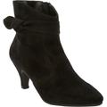 Wide Width Women's The Corrine Bootie by Comfortview in Black (Size 8 1/2 W)